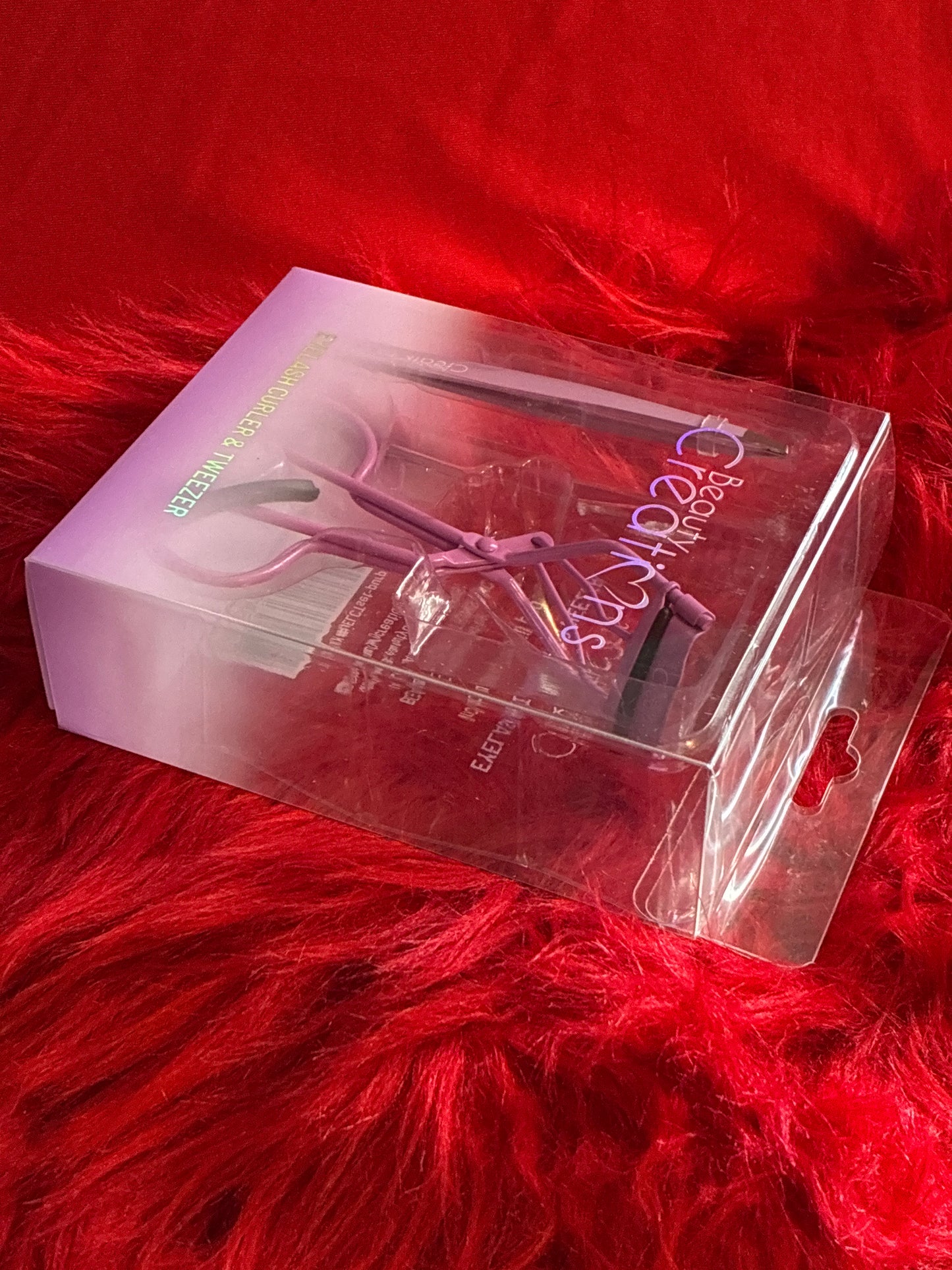 Beauty creations eyelash curler & tweezer