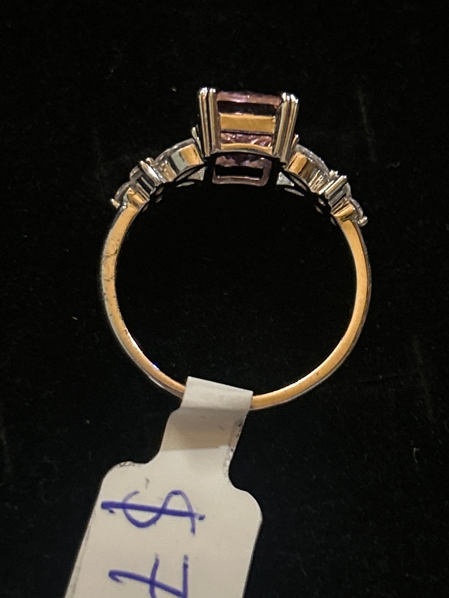 Sterling Silver Pink Ring