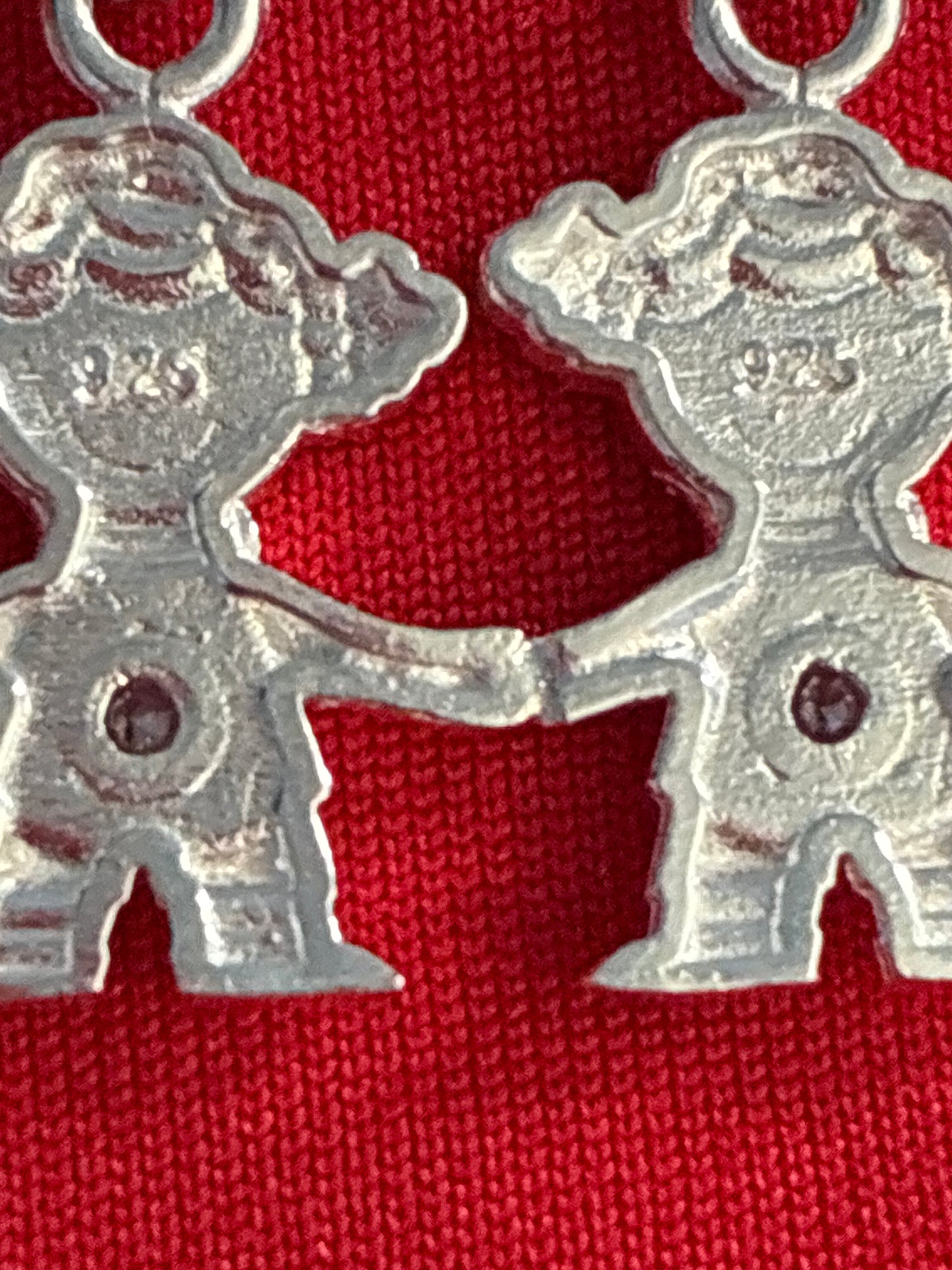 Two girls Sterling Silver 925 pendant