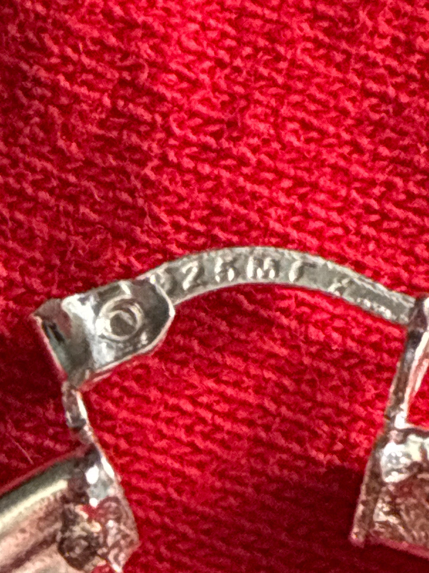 Sterling silver 925mex hoop earrings