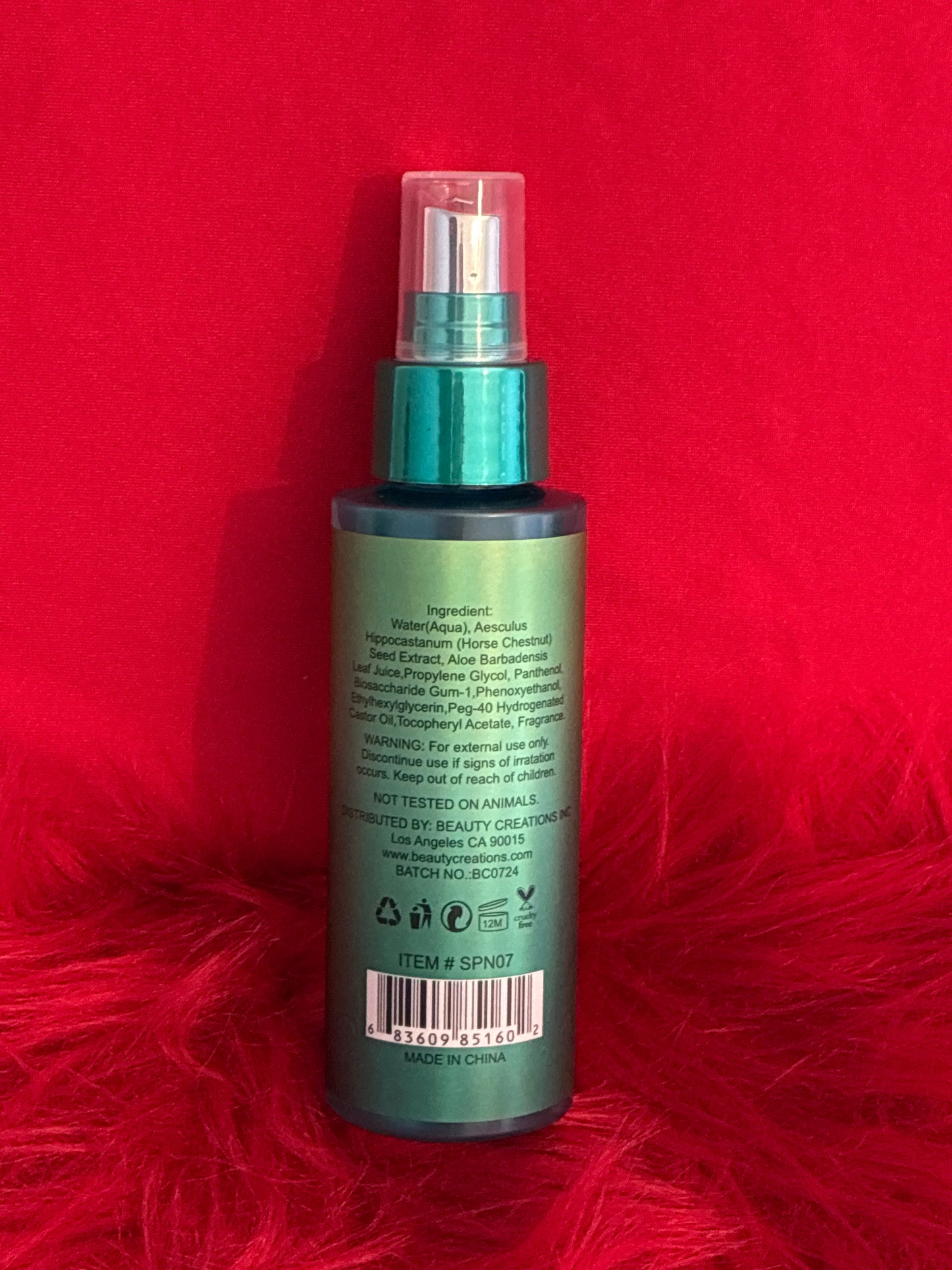Beauty creations tropical setting spray