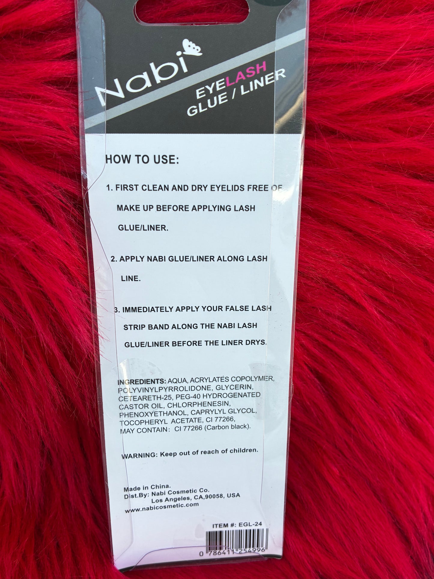 Eyelash glue/liner