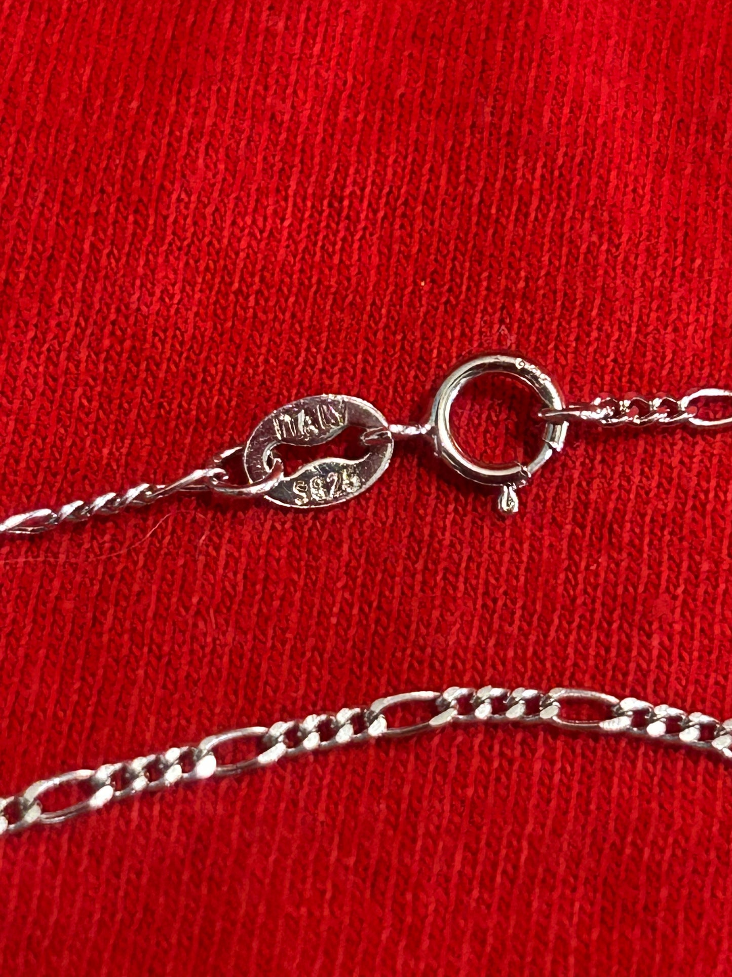 Sterling silver necklace with heart snowflake
