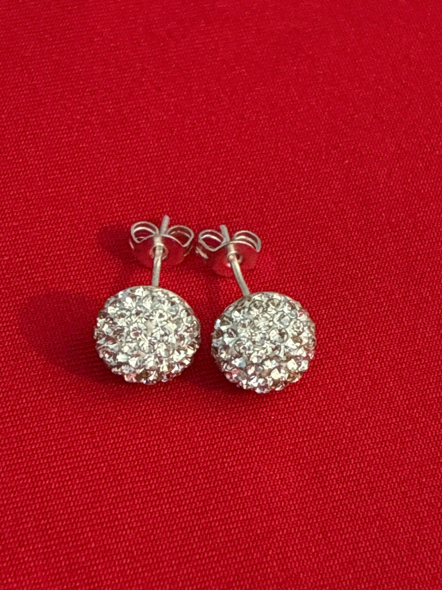 silver stud earrings