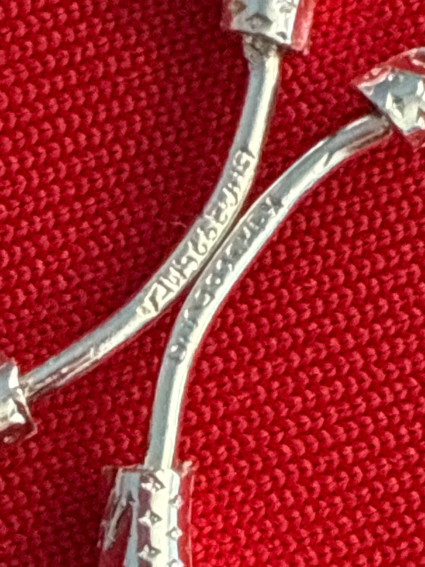 Sterling silver 925mex hoop earrings