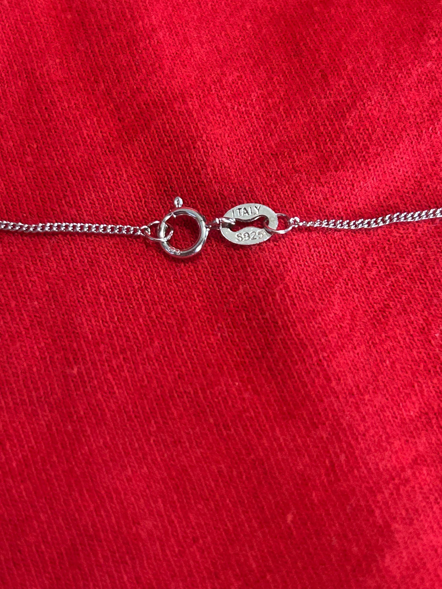 Sterling silver key pendant with necklace