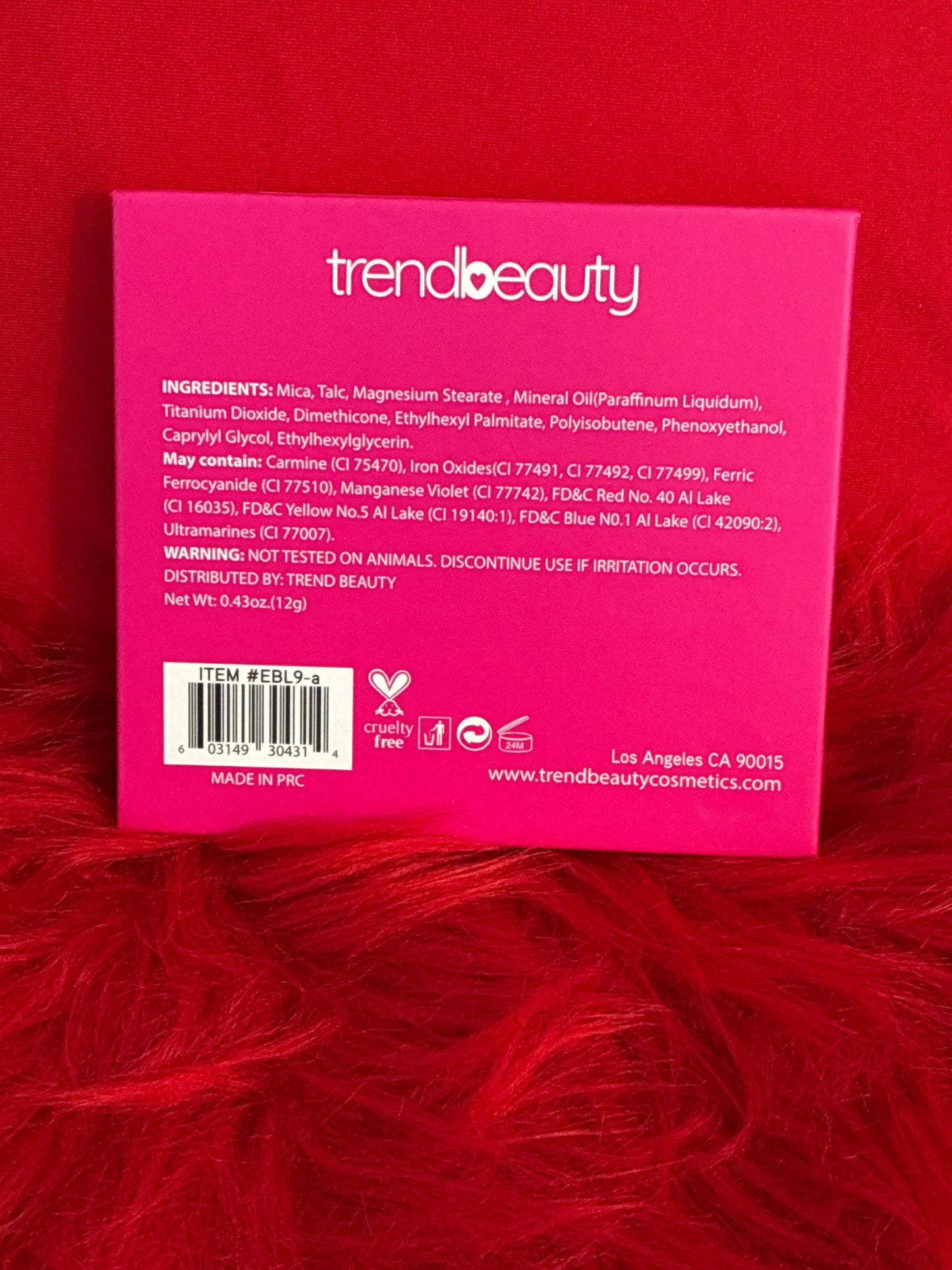 trendbeauty Boss Babe Sassy eyeshadow palette