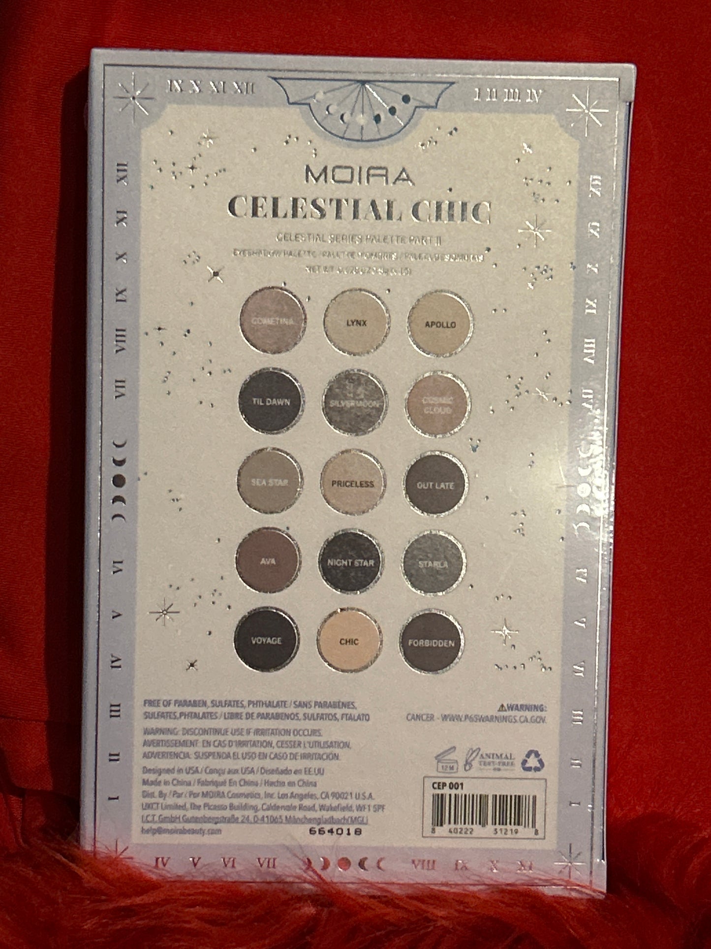 Moira Celestial Chic Eyeshadow Palette