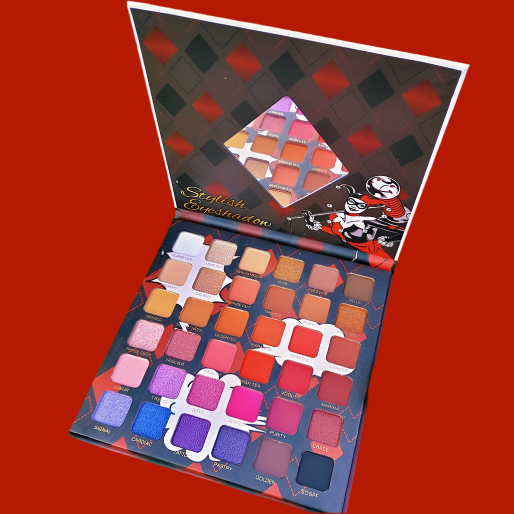 Harley Quinn eyeshadow palette