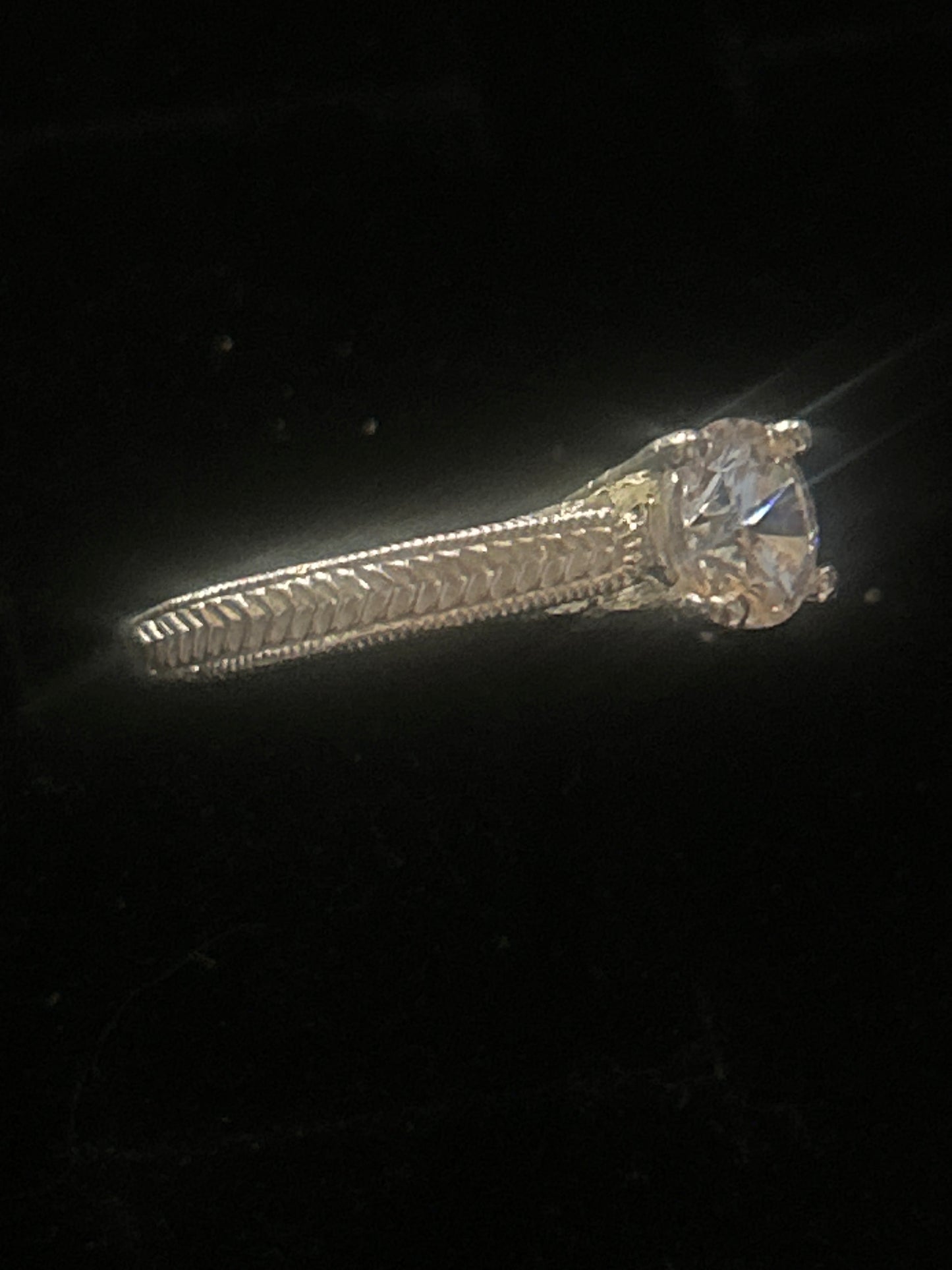 Sterling silver Engagement Ring