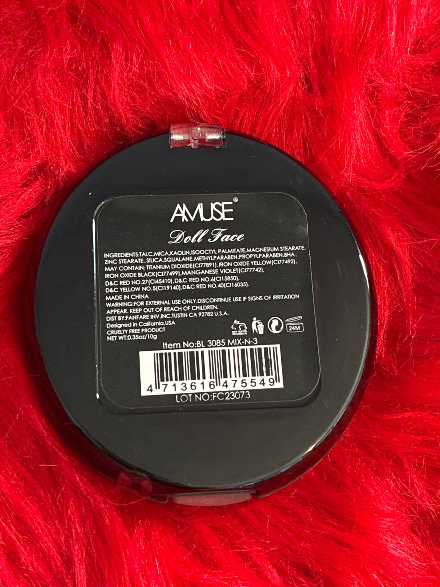 Amuse Matte powder blush Doll face