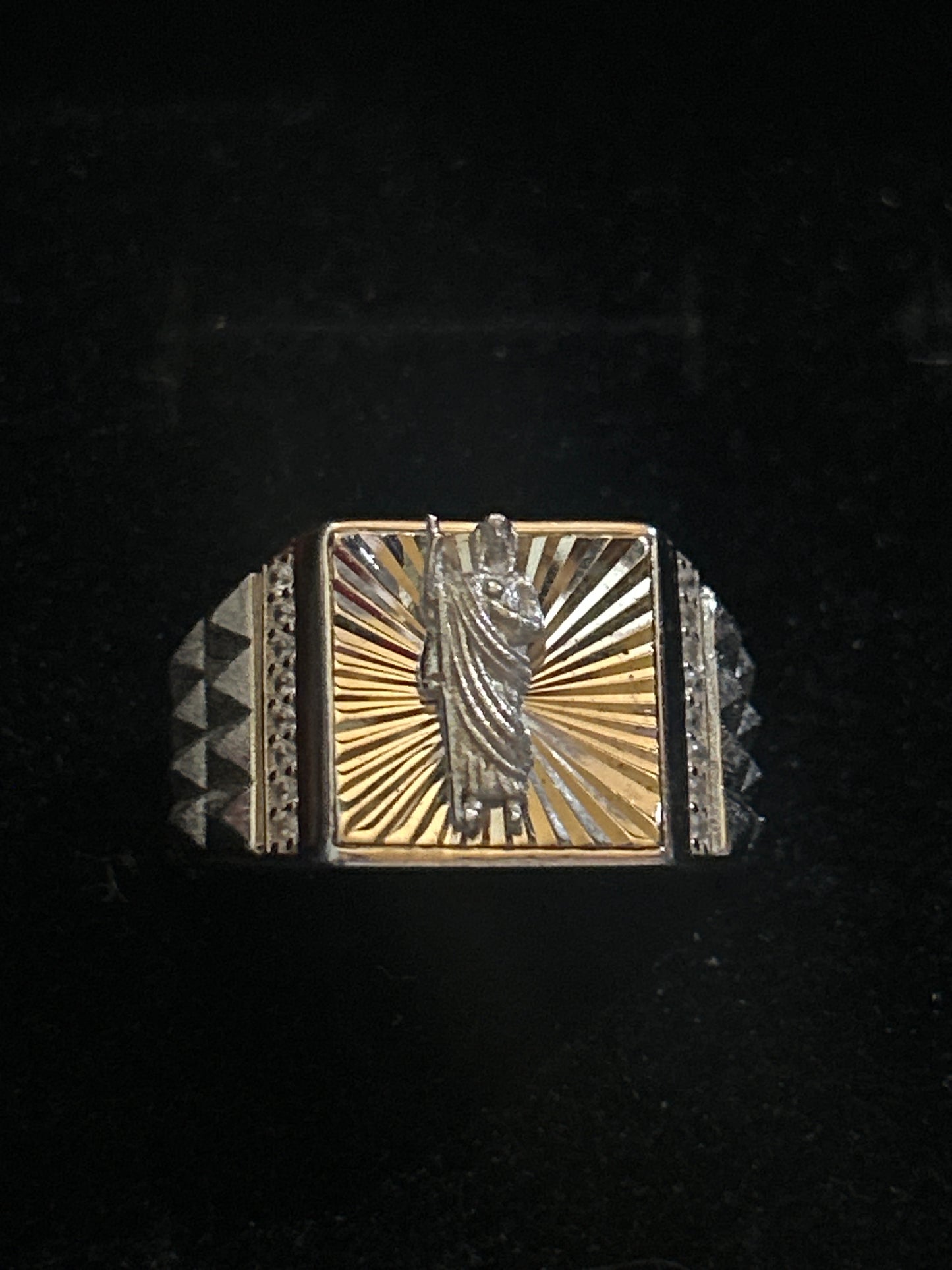 Men’s Sterling Silver San Judas Ring