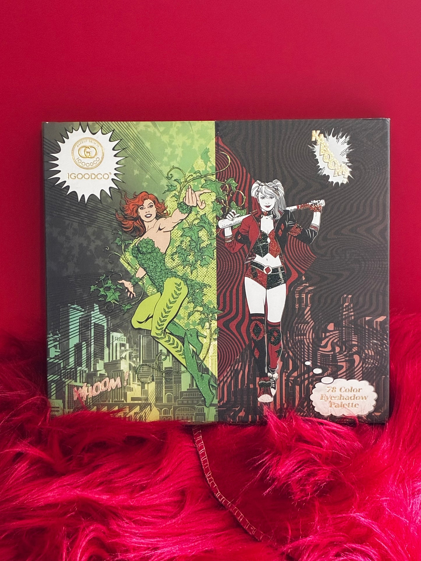 Poison ivy Harley Quinn Eyeshadow palette
