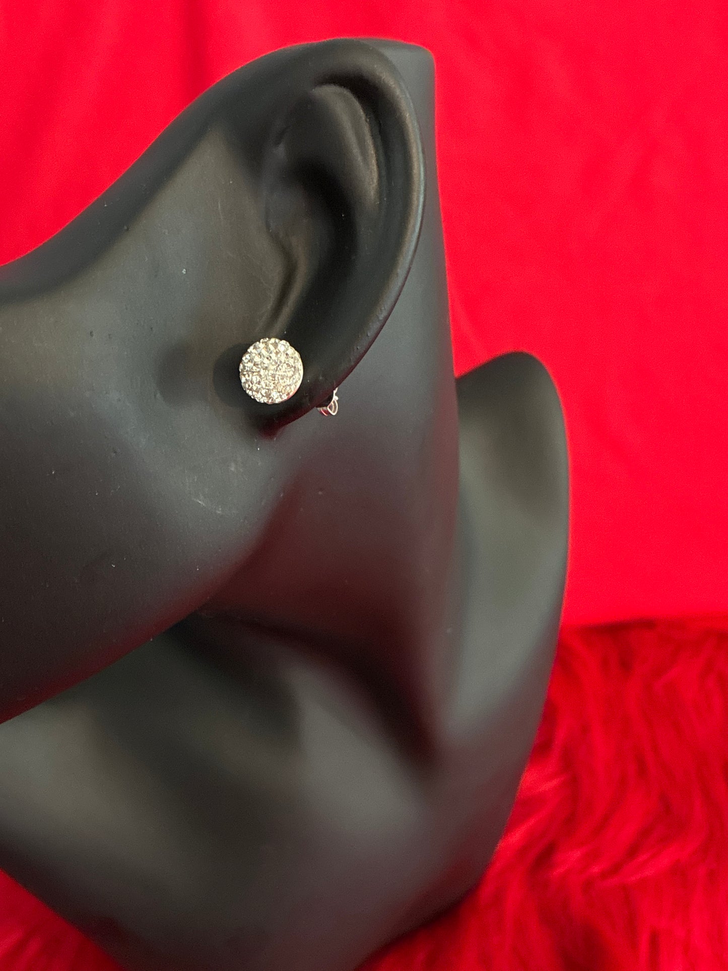 silver stud earrings