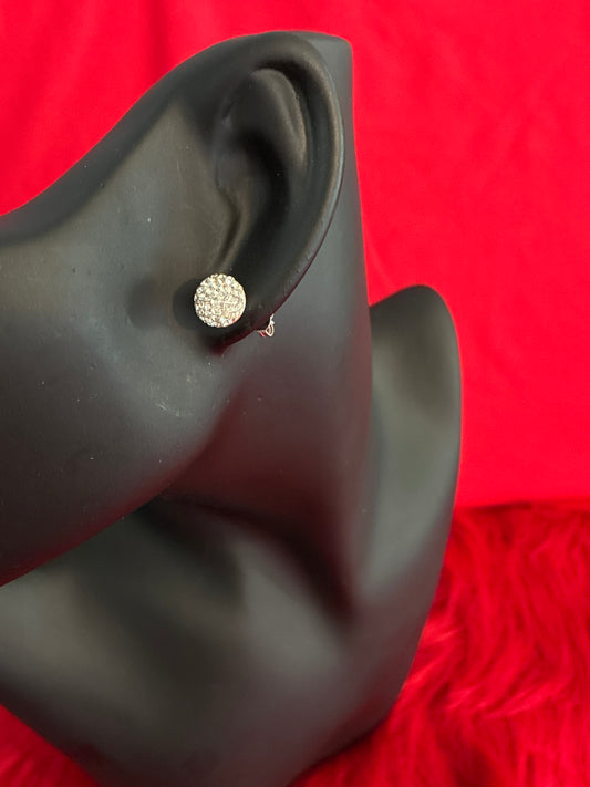 silver stud earrings