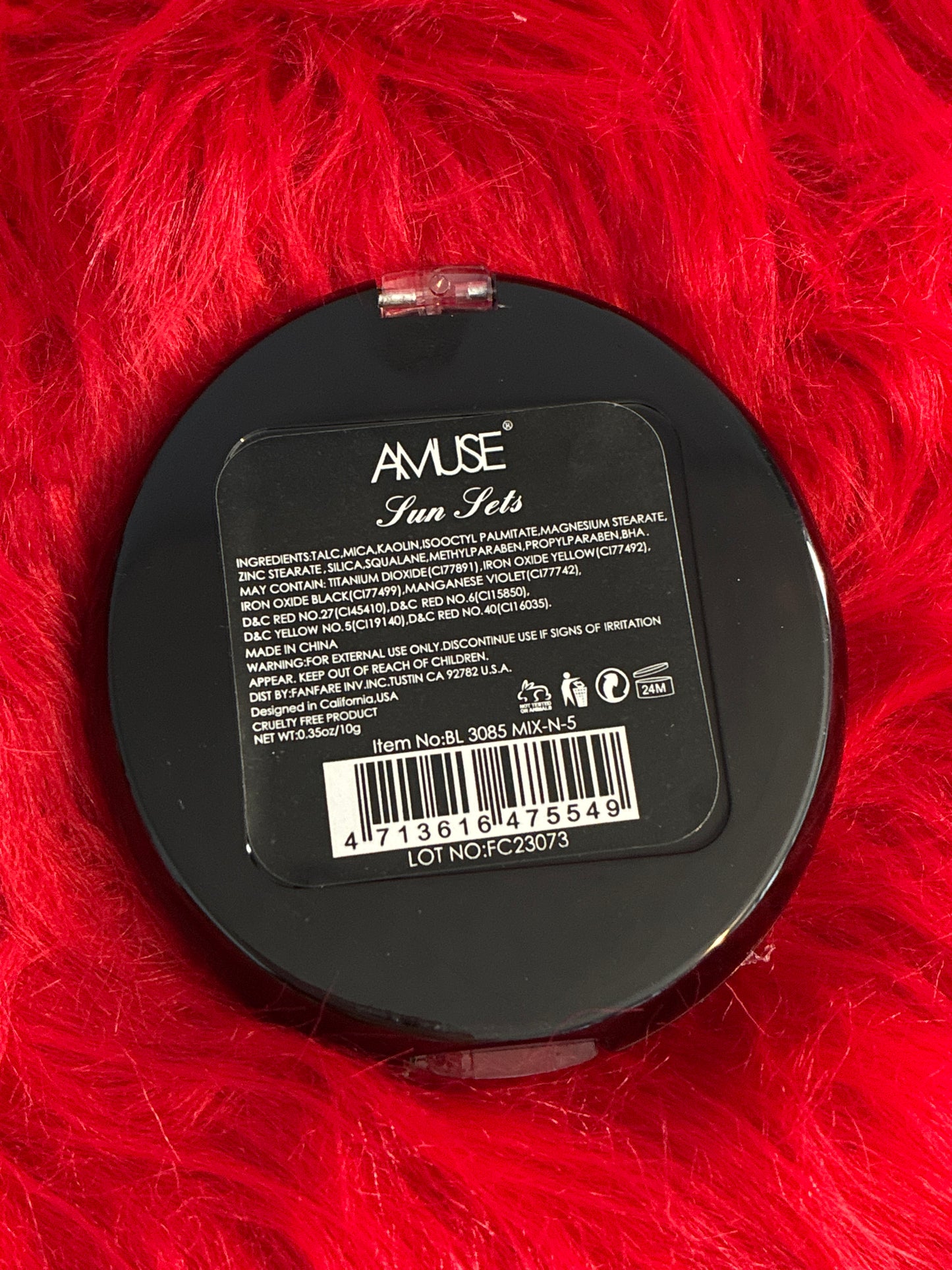 Sun sets matte powder blush