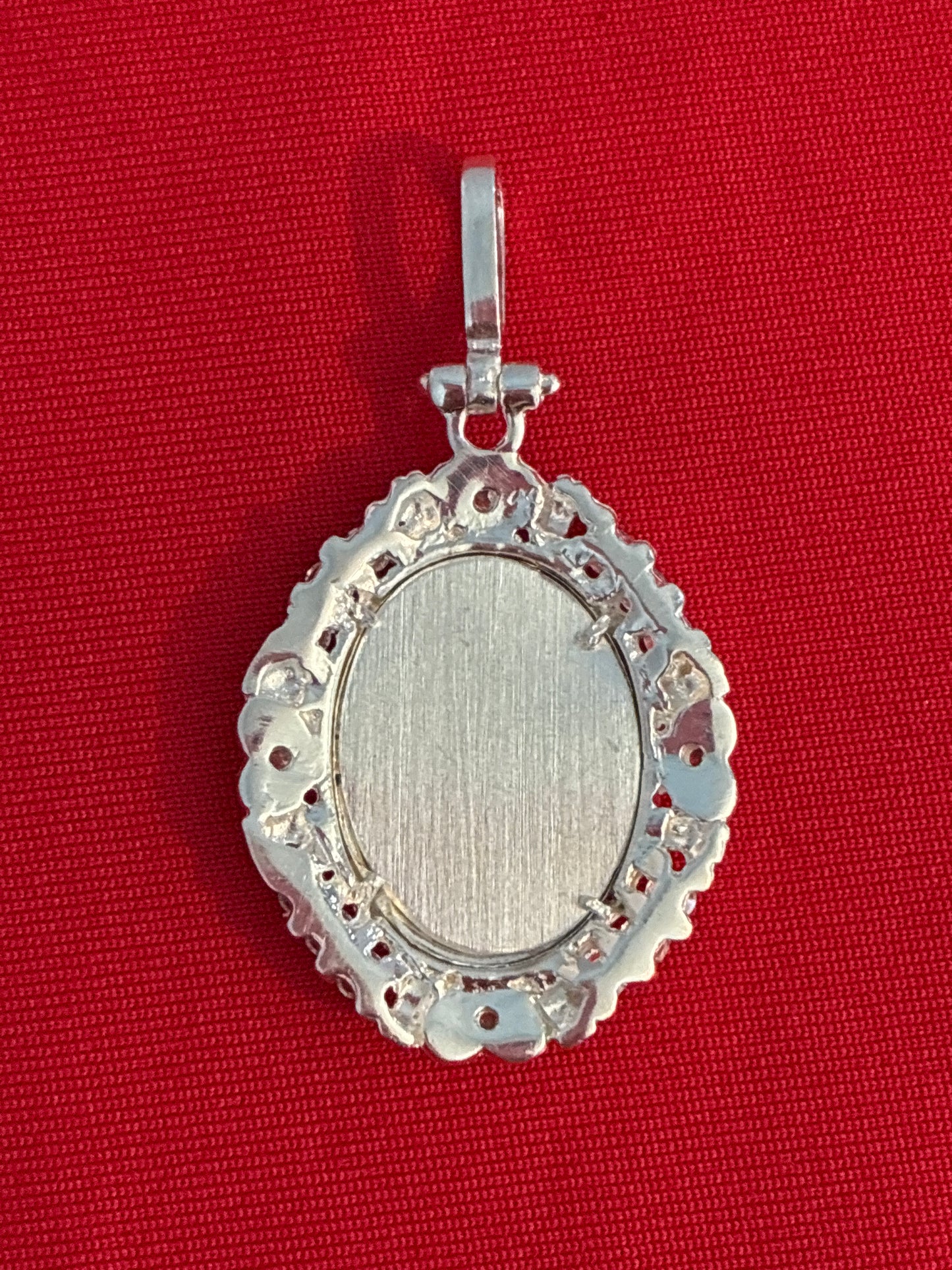 Sterling Silver 925 Sacred Heart Of Jesus Pendant