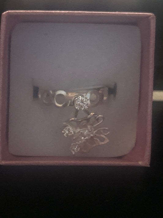 Sterling silver butterfly Ring