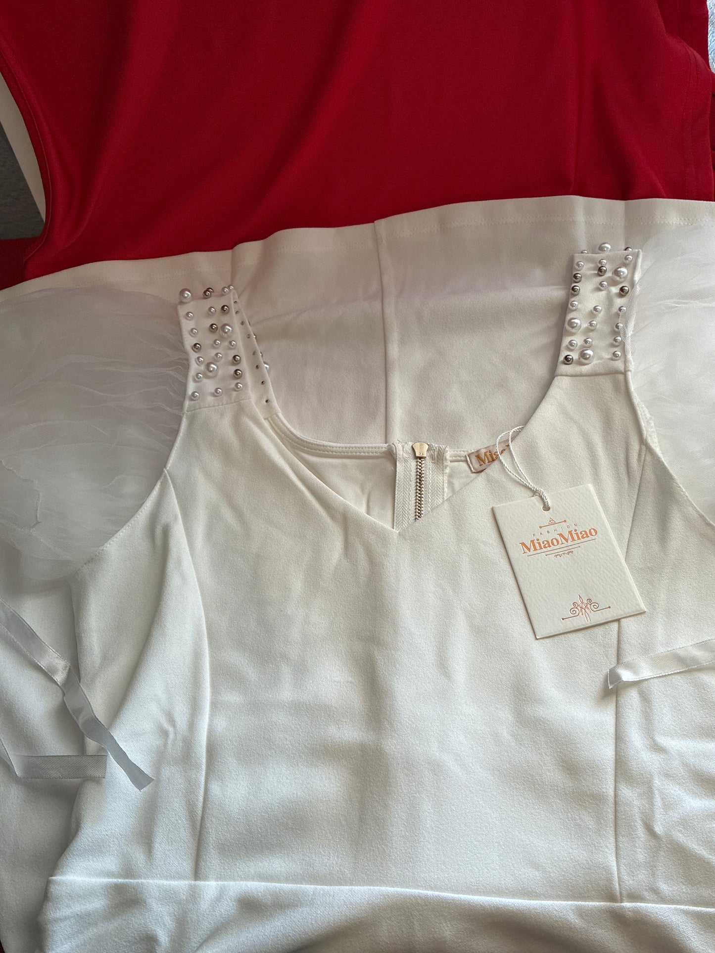 Uprichard puff sleeve white dress
