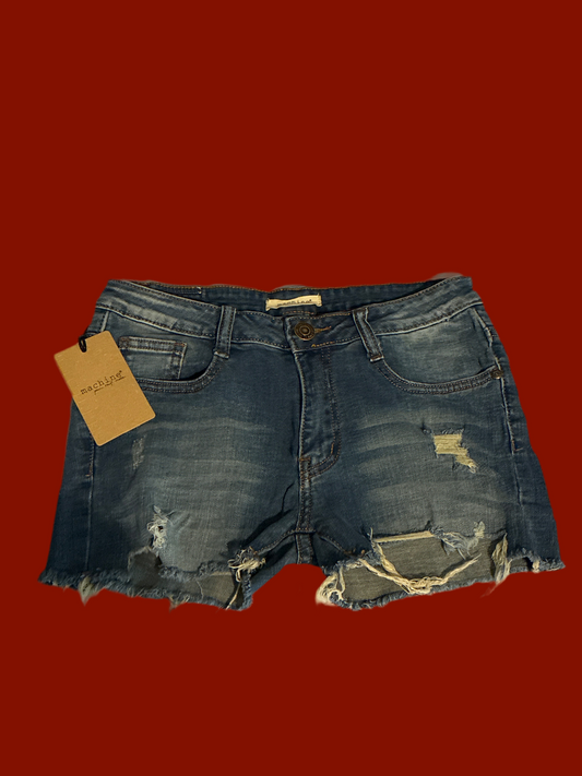 Distressed shorts