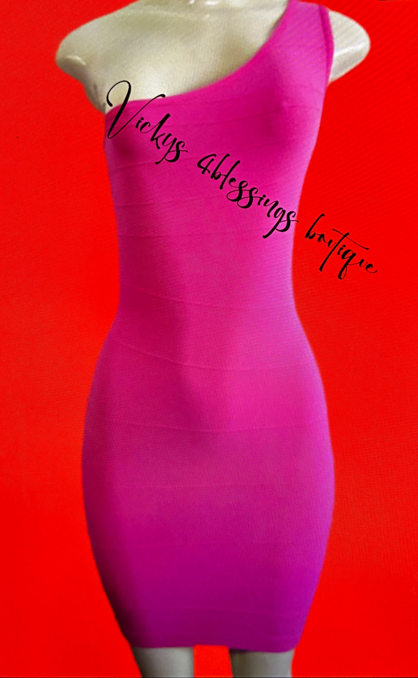 One shoulder bodycon dress