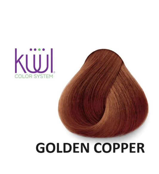 Kuul reflects golden copper