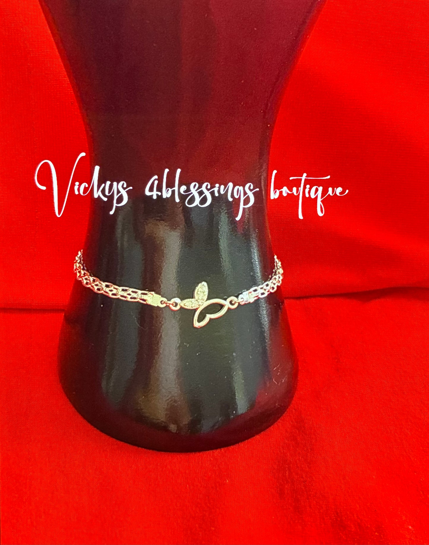 Butterfly sterling silver 925mex bracelet