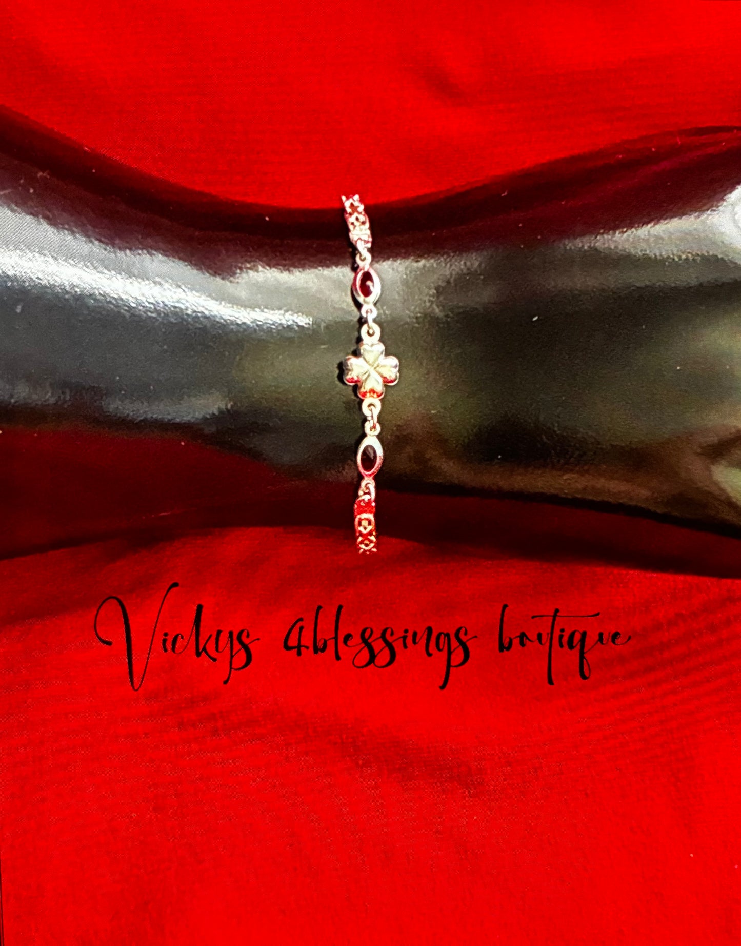 Lucky Clover sterling silver Bracelet
