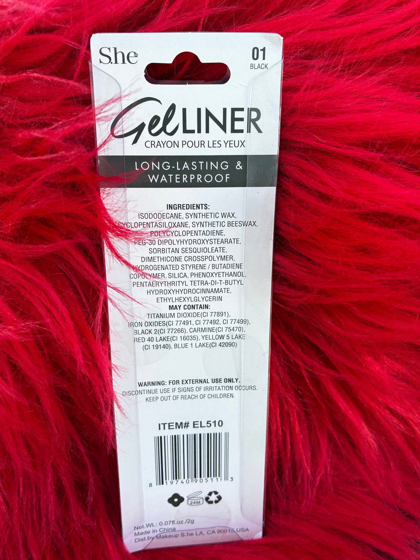 Gel eyeliner black
